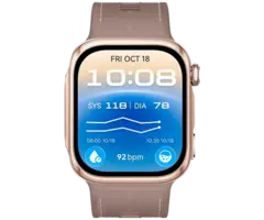 Huawei Huawei Watch D3 Smartwatch - Goud met Bruine Band