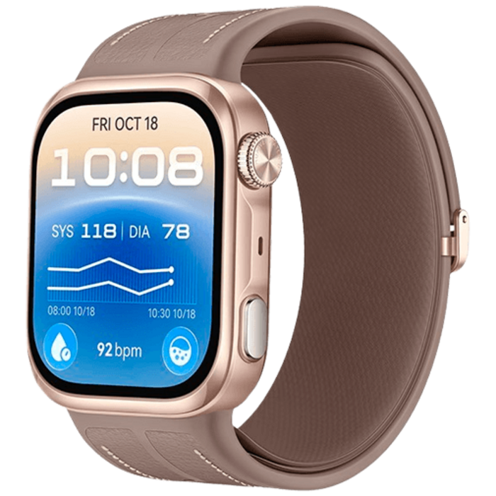 Huawei Huawei Watch D3 Smartwatch - Goud met Bruine Band