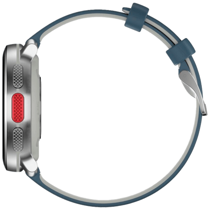 Polar Polar Vantage V3 Sporthorloge Zilver met Blauwe Siliconenband
