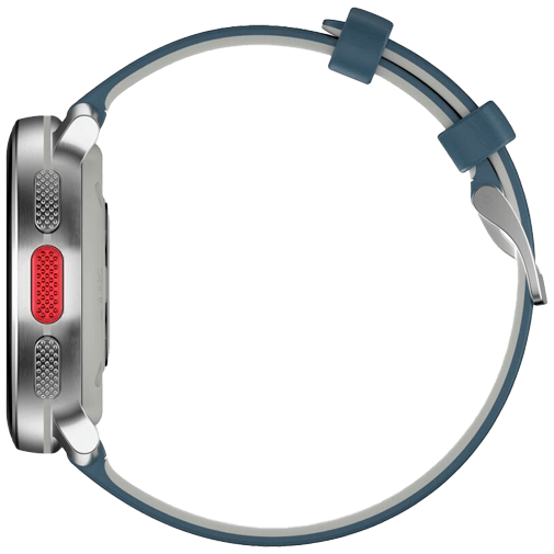 Polar Polar Vantage V3 Sporthorloge Zilver met Blauwe Siliconenband