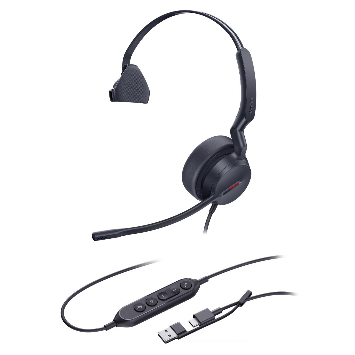 Yealink Yealink UH44 Mono USB-C/A Bedrade Zakelijke Headset