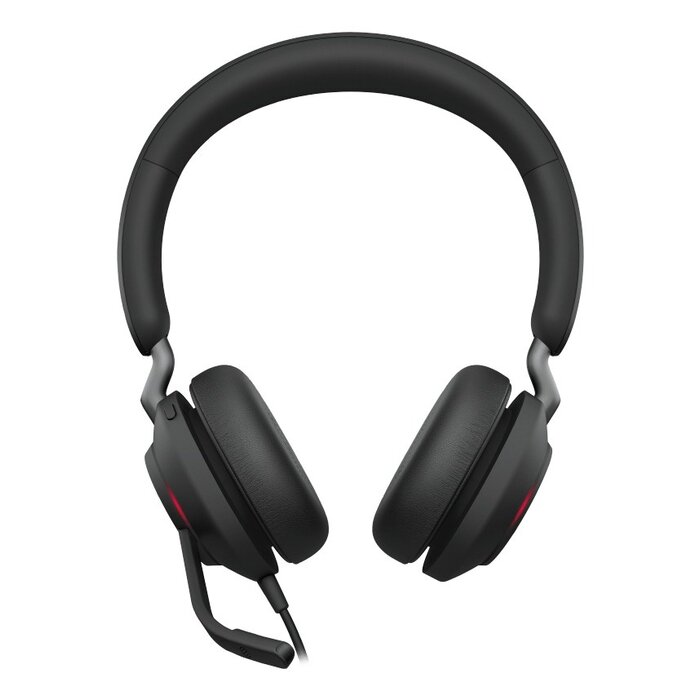Jabra Jabra Evolve2 40 SE UC Stereo Bedrade Headset (USB-A & USB-C) Zwart