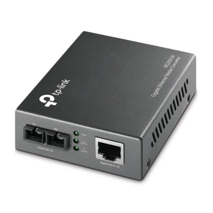 TP-Link TP-Link MC200CM Gigabit Ethernet Media Converter RJ45 naar SC Multimode