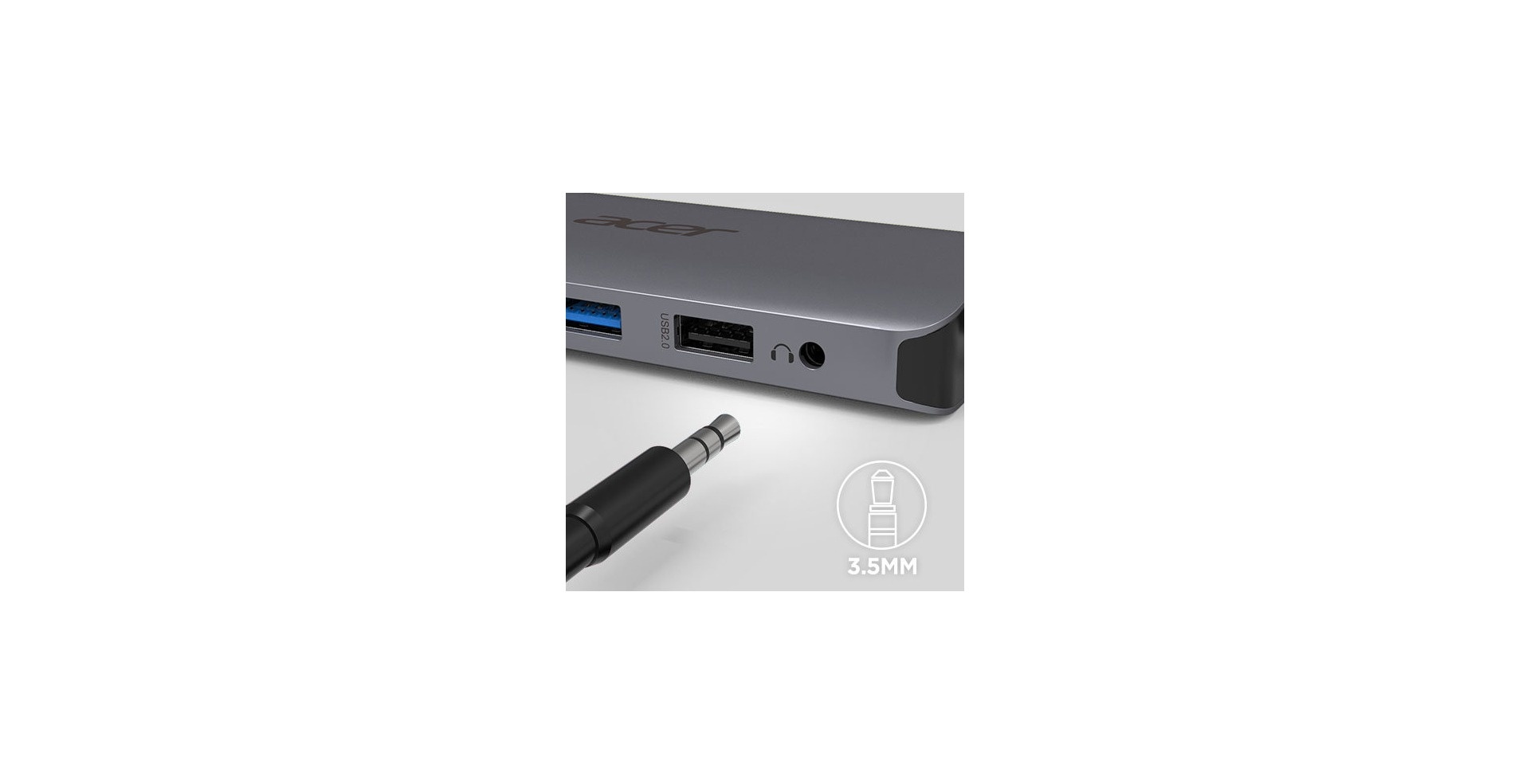 Acer Acer 12-in-1 USB-C Hub Multiport Adapter - HDMI, DP & LAN