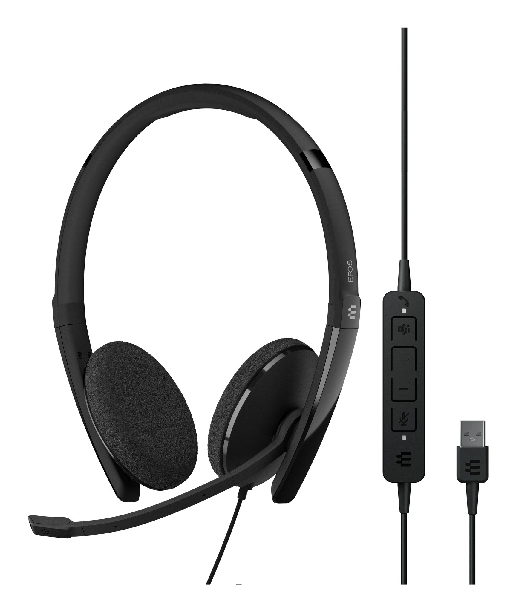 EPOS EPOS ADAPT 160T USB II Stereo Headset - Microsoft Teams (USB-A), foto 4 van 6