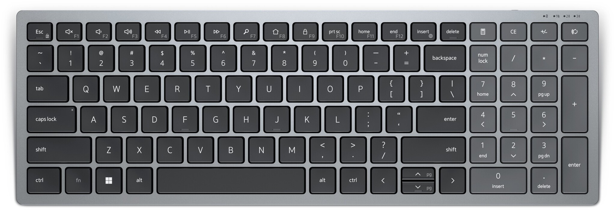 Dell Dell KB740 Compact Draadloos Toetsenbord - Bluetooth & USB - QWERTY US