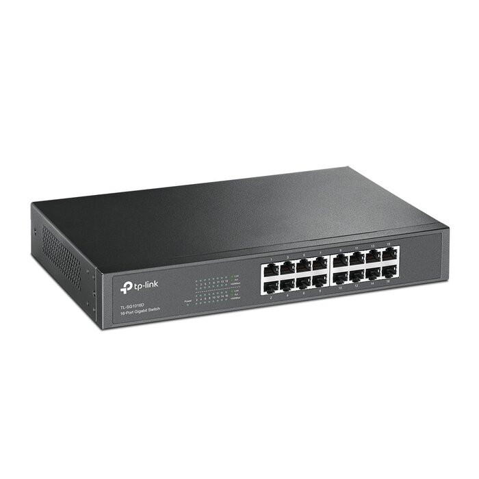 TP-Link TP-Link TL-SG1016D 16-Poorts Gigabit Switch (Unmanaged Rackmount)