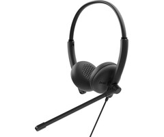 Dell Dell WH125 Bedrade Headset - USB-A - On-Ear met Microfoon - Zwart