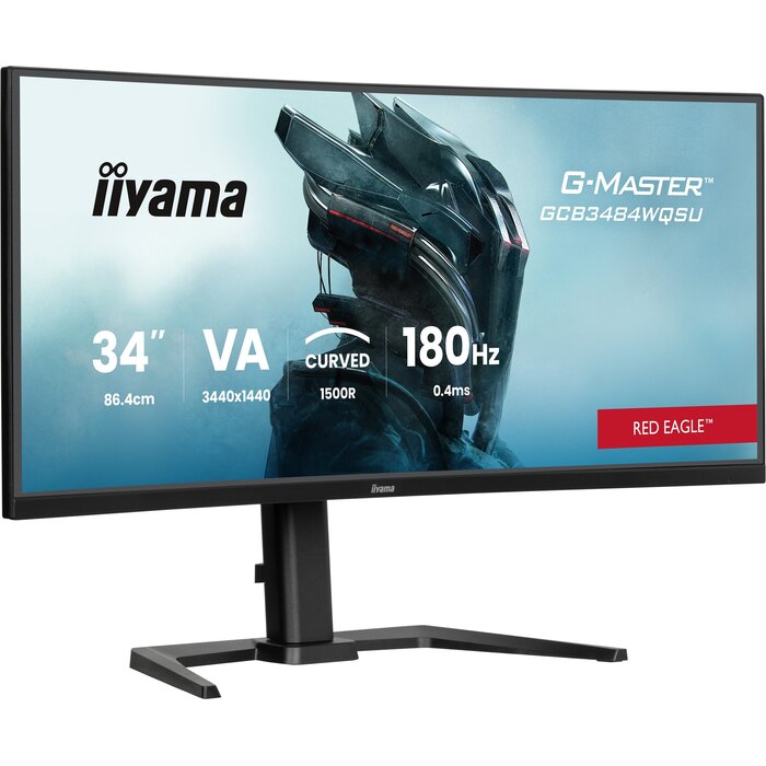 iiyama iiyama G-Master Red Eagle GCB3484WQSU-B1 34" UWQHD Curved Monitor
