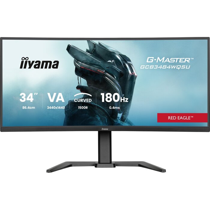 iiyama iiyama G-Master Red Eagle GCB3484WQSU-B1 34" UWQHD Curved Monitor