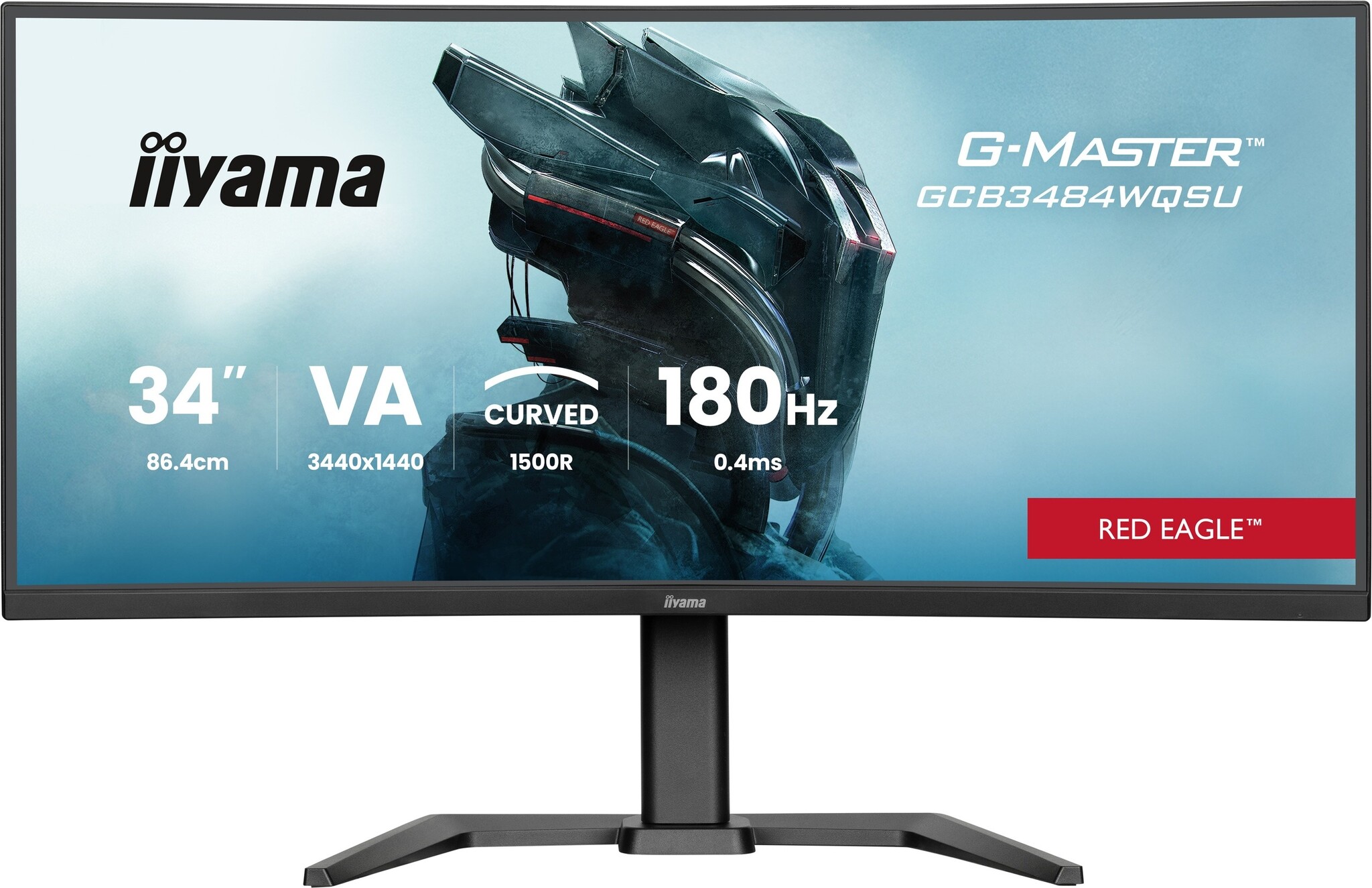 iiyama iiyama G-Master Red Eagle GCB3484WQSU-B1 34" UWQHD Curved Monitor