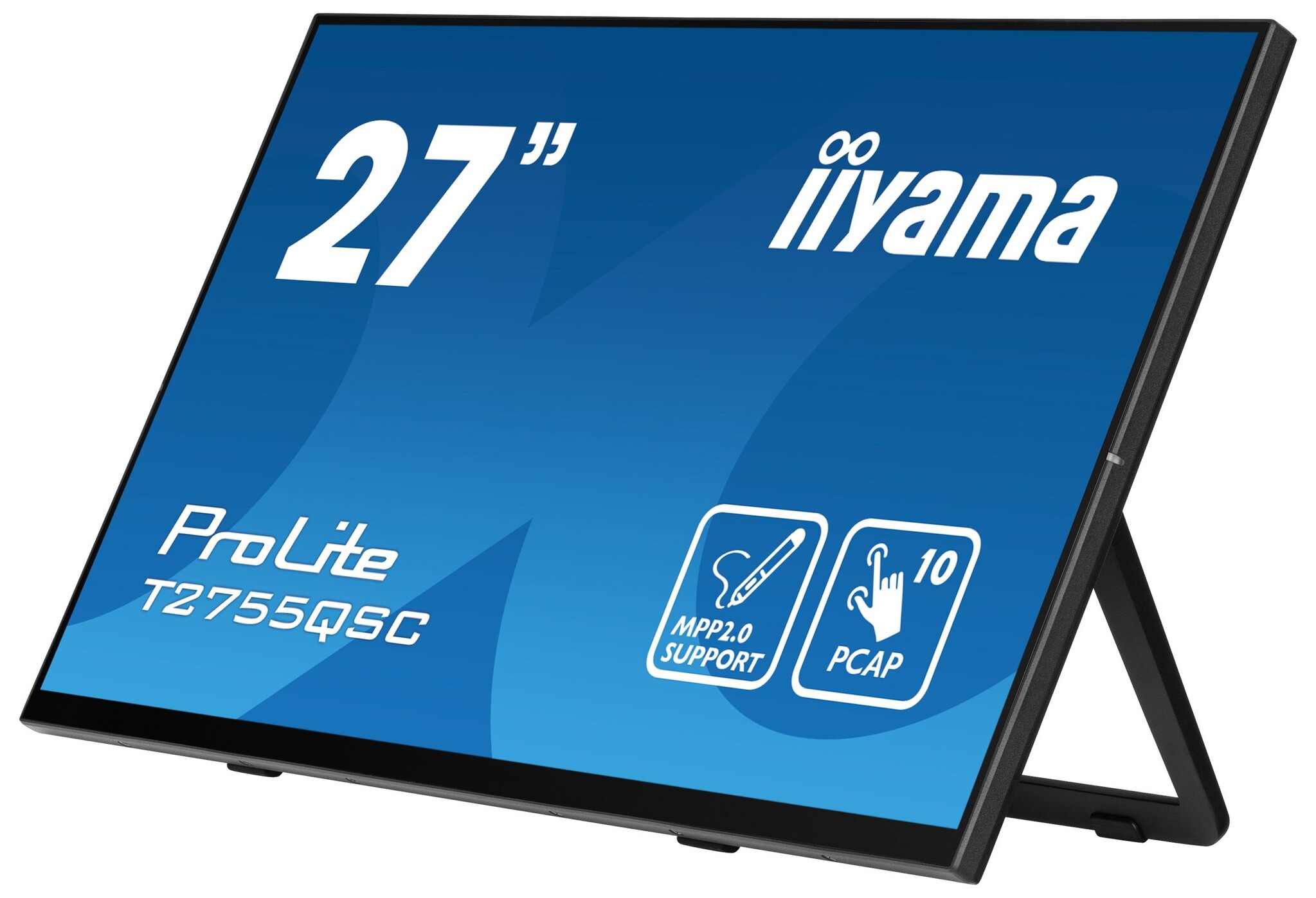 iiyama iiyama ProLite T2755QSC-B1 27" WQHD Touchscreen Monitor - IPS, foto 2 van 6
