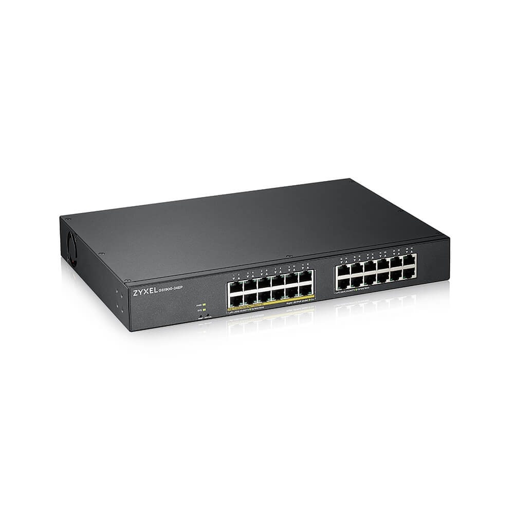 Zyxel Zyxel GS1900-24EP 24-Poorts Managed PoE+ Switch