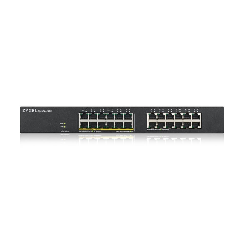 Zyxel Zyxel GS1900-24EP 24-Poorts Managed PoE+ Switch