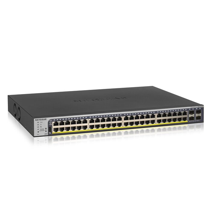 Netgear Netgear GS752TP 48-Poorts Gigabit PoE+ Smart Switch (380W, 4x SFP)