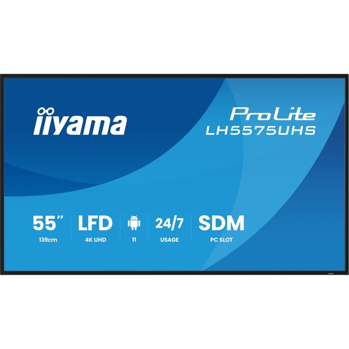 iiyama iiyama ProLite LH5575UHS-B2AG 55" 4K Digital Signage Display (24/7)