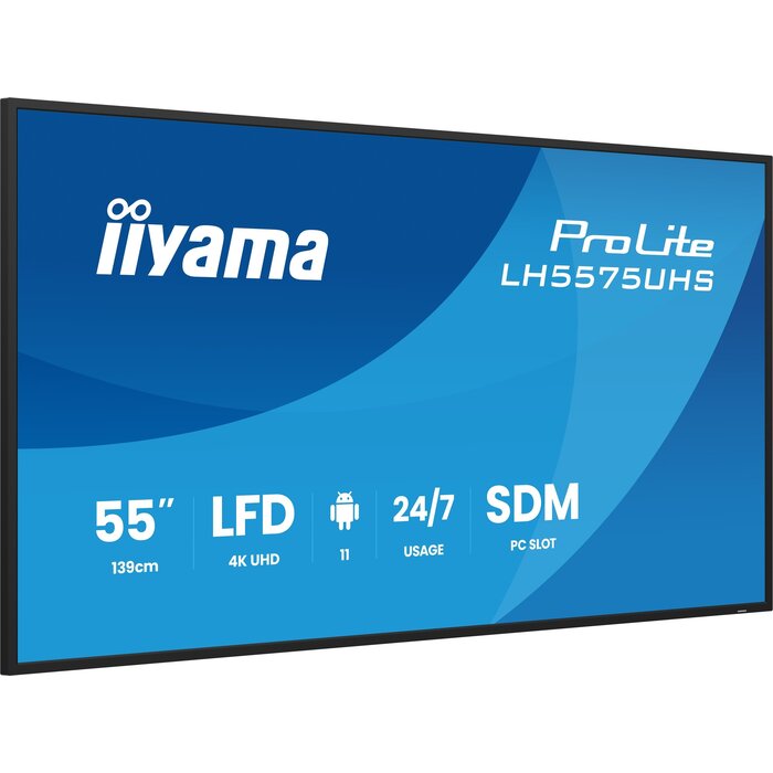 iiyama iiyama ProLite LH5575UHS-B2AG 55" 4K Digital Signage Display (24/7)