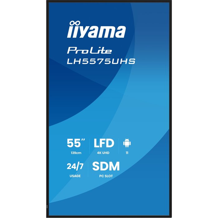 iiyama iiyama ProLite LH5575UHS-B2AG 55" 4K Digital Signage Display (24/7)