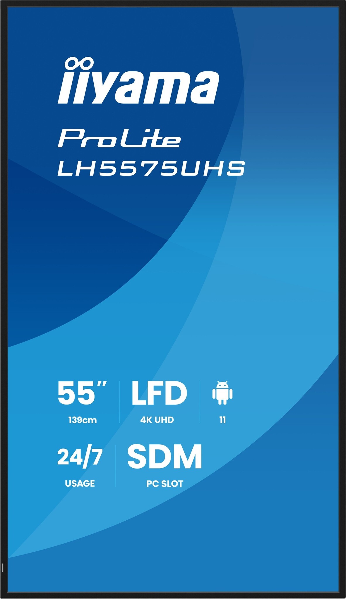 iiyama iiyama ProLite LH5575UHS-B2AG 55" 4K Digital Signage Display (24/7)