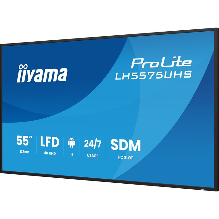 iiyama iiyama ProLite LH5575UHS-B2AG 55" 4K Digital Signage Display (24/7)