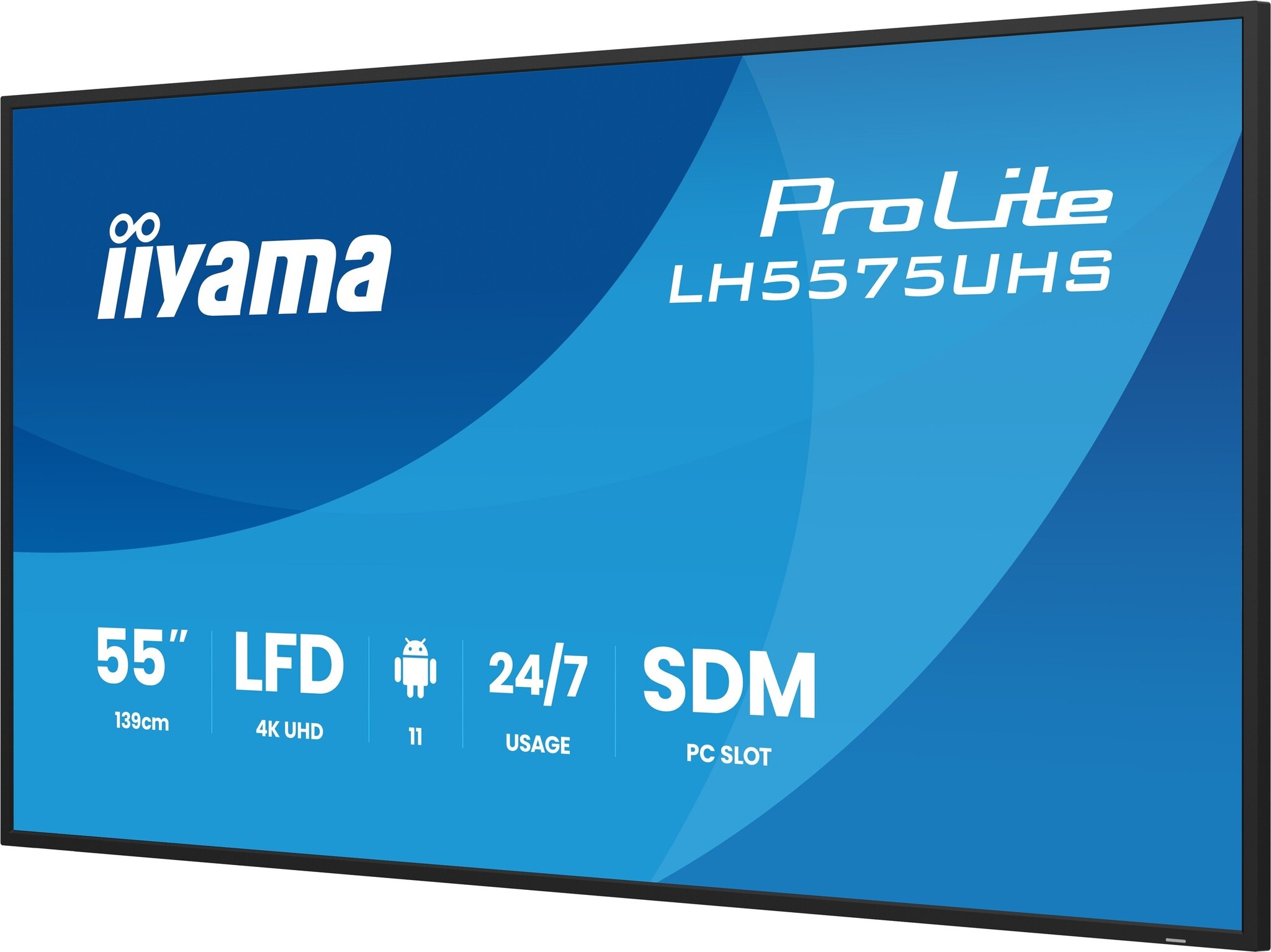 iiyama iiyama ProLite LH5575UHS-B2AG 55" 4K Digital Signage Display (24/7)