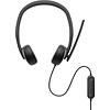 Dell Dell WH3024 Bedrade Headset Zwart - USB-C & USB-A