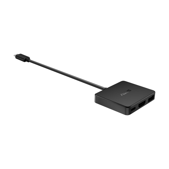 Asus ASUS DC100 USB-C Mini Dock - 4K HDMI, USB 3.2 & 100W PD - Zwart