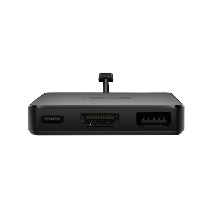 Asus ASUS DC100 USB-C Mini Dock - 4K HDMI, USB 3.2 & 100W PD - Zwart