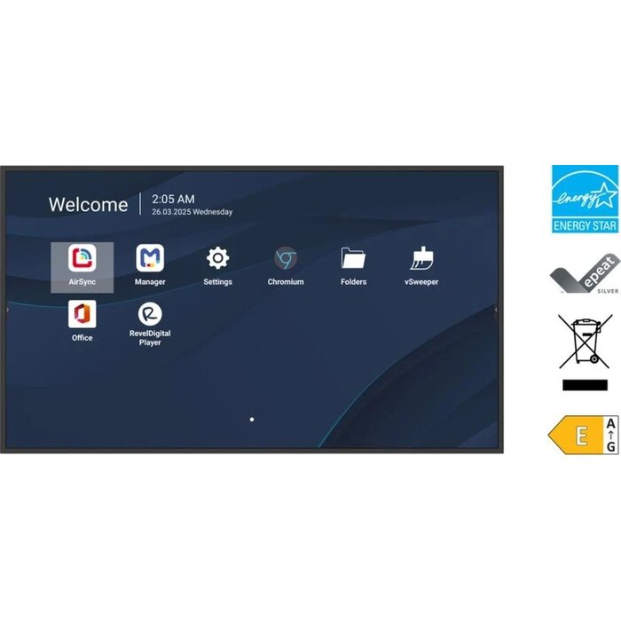 VIEWSONIC ViewSonic CDE4314-2C 43 inch 4K Signage Display Android 14