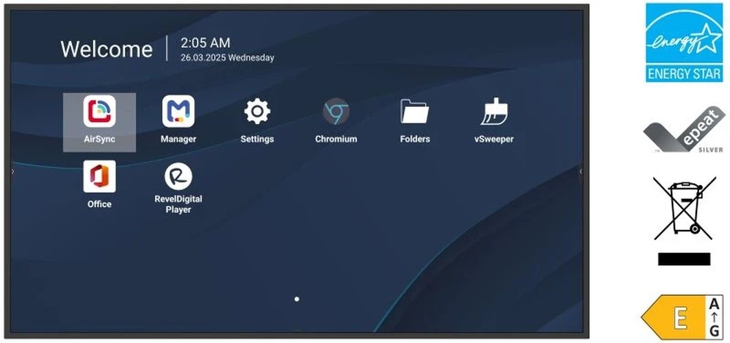 VIEWSONIC ViewSonic IFP8633 86 inch 4K Touch Display - Android 14 - 500 nits