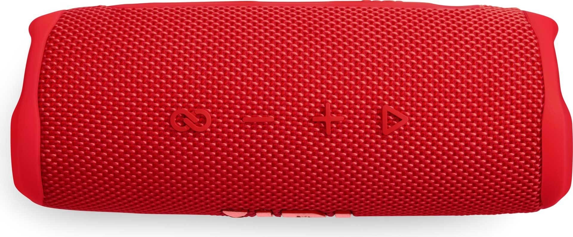 JBL JBL Flip 6 Rood - Draadloze Bluetooth Speaker 20W, foto 4 van 6