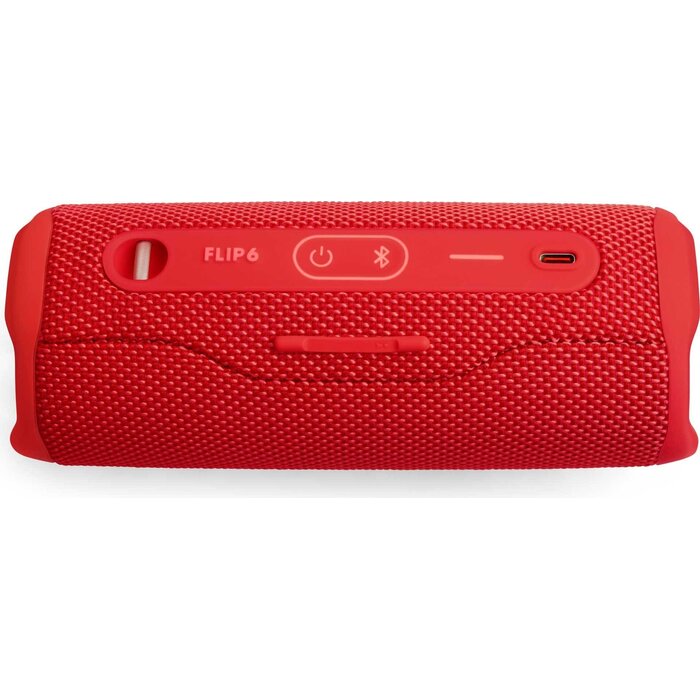 JBL JBL Flip 6 Rood - Draadloze Bluetooth Speaker 20W