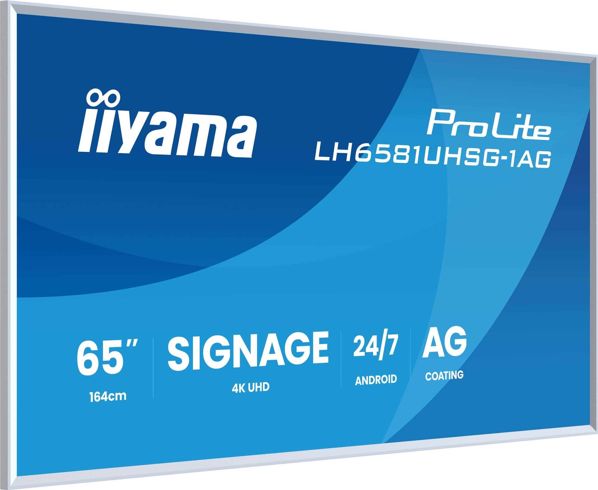 iiyama iiyama ProLite LH6581UHSG-1AG 65" 4K UHD Signage Display - 24/7 Wit