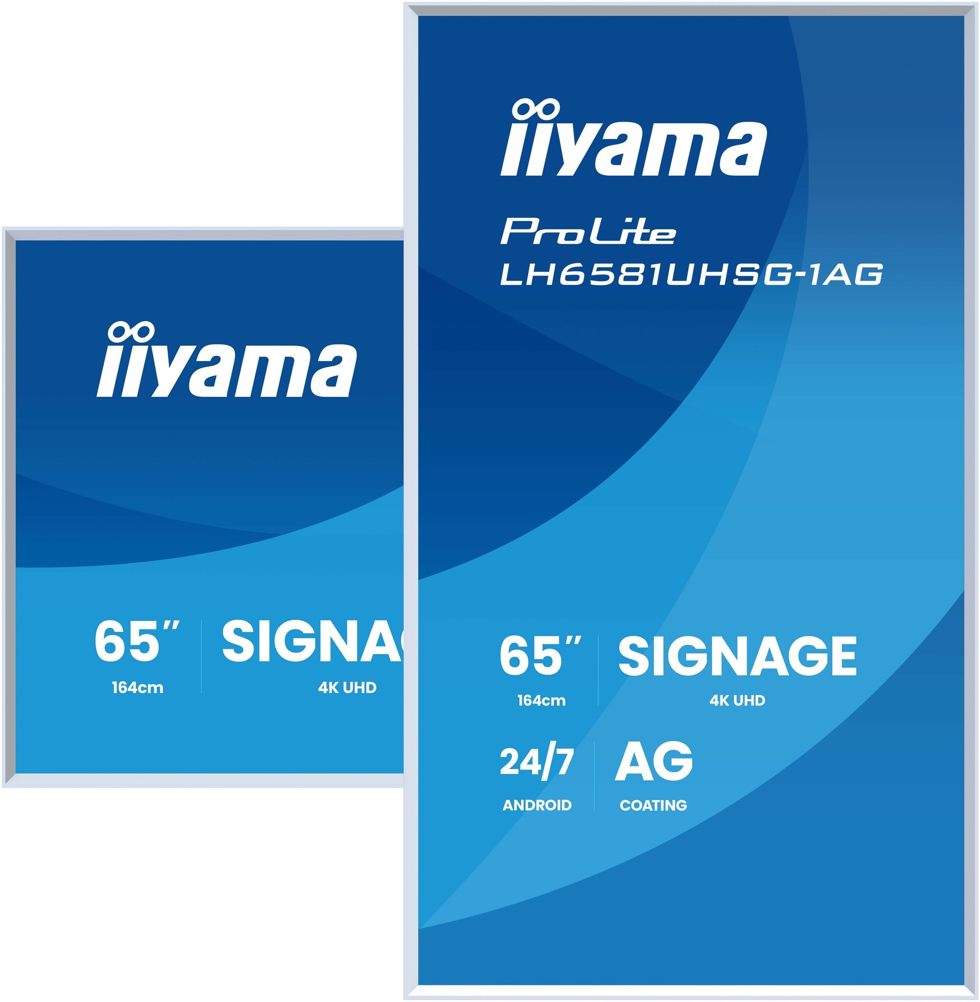 iiyama iiyama ProLite LH6581UHSG-1AG 65" 4K UHD Signage Display - 24/7 Wit