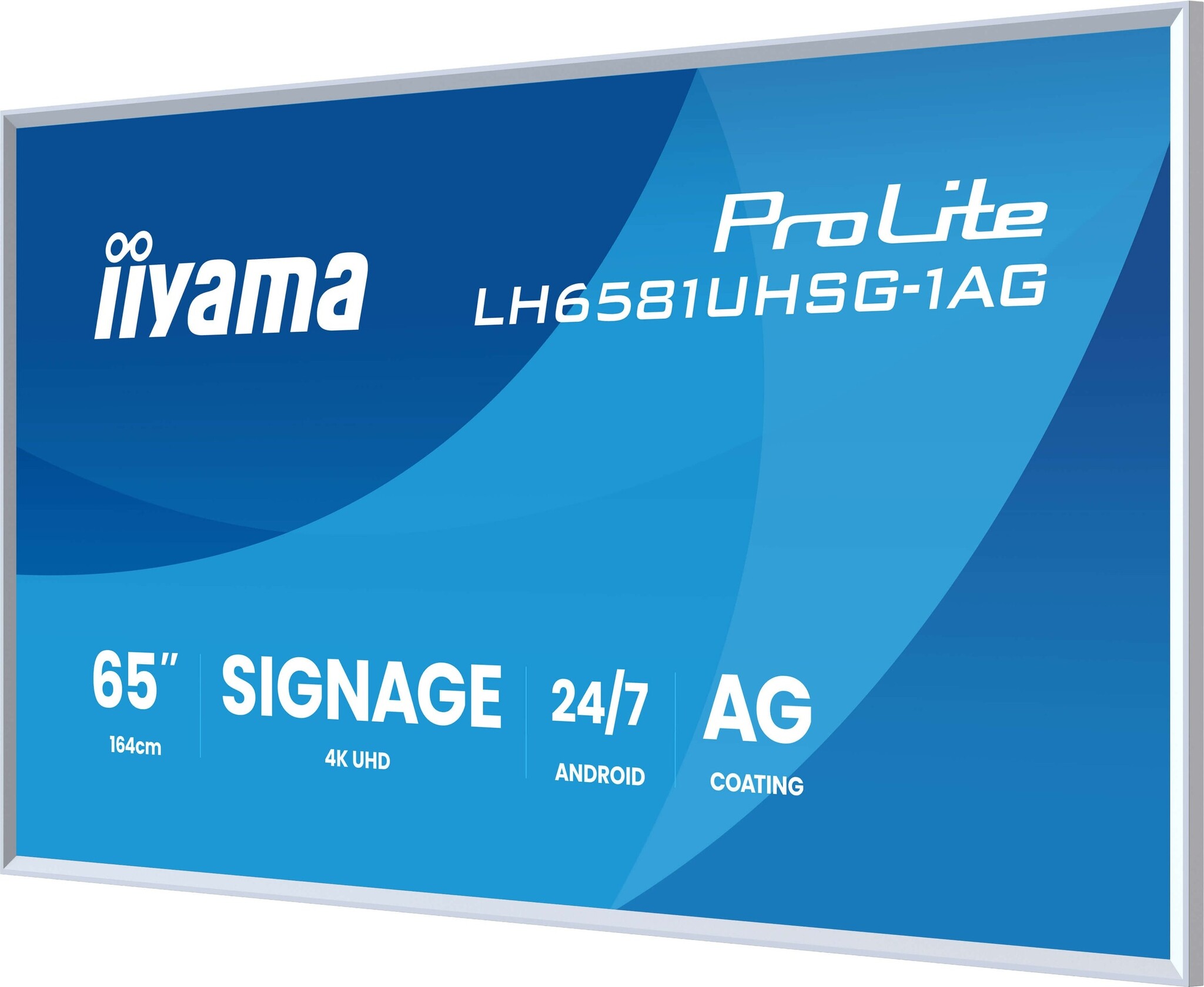 iiyama iiyama ProLite LH6581UHSG-1AG 65" 4K UHD Signage Display - 24/7 Wit