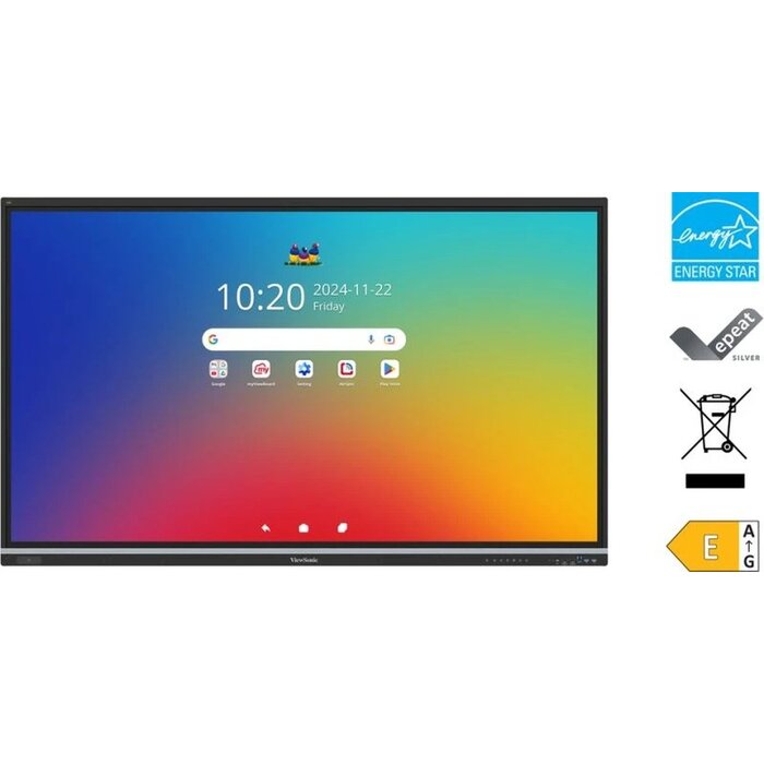 VIEWSONIC ViewSonic ViewBoard IFP6551 65 inch 4K Touchscreen Android 14 EDLA