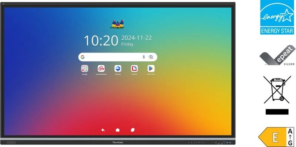 VIEWSONIC ViewSonic ViewBoard IFP6551 65 inch 4K Touchscreen Android 14 EDLA