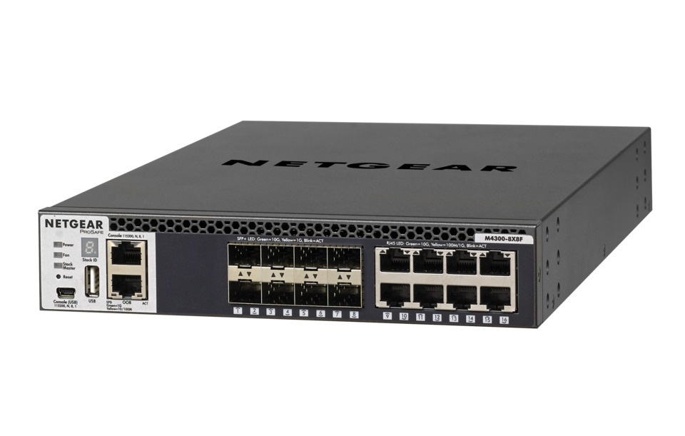Netgear Netgear M4300-8X8F 16x 10G L3 Managed Switch (XSM4316S), foto 2 van 4