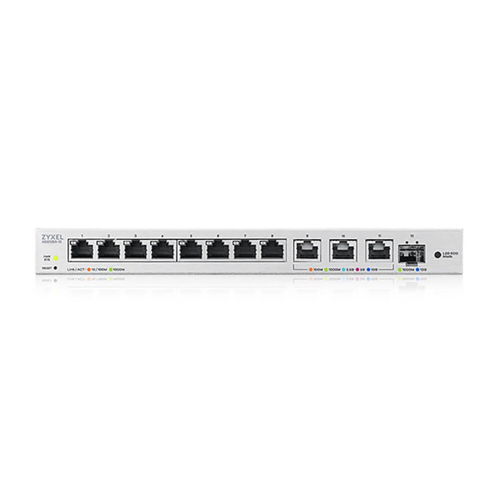 Zyxel Zyxel XGS1250-12 12-Poorts Managed Switch met 10G Multi-Gigabit en SFP+ Poorten