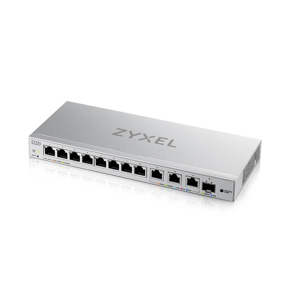 Zyxel Zyxel XGS1250-12 12-Poorts Managed Switch met 10G Multi-Gigabit en SFP+ Poorten