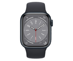 Refurbished Apple Refurbished Apple Watch Series 8 41mm Zwart (4G) - Zo goed als nieuw
