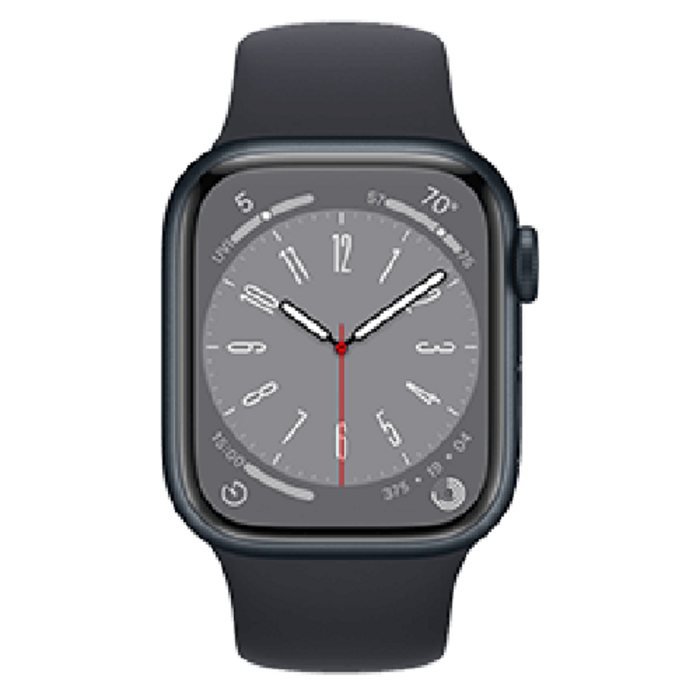 Refurbished Apple Refurbished Apple Watch Series 8 41mm Zwart (4G) - Zo goed als nieuw