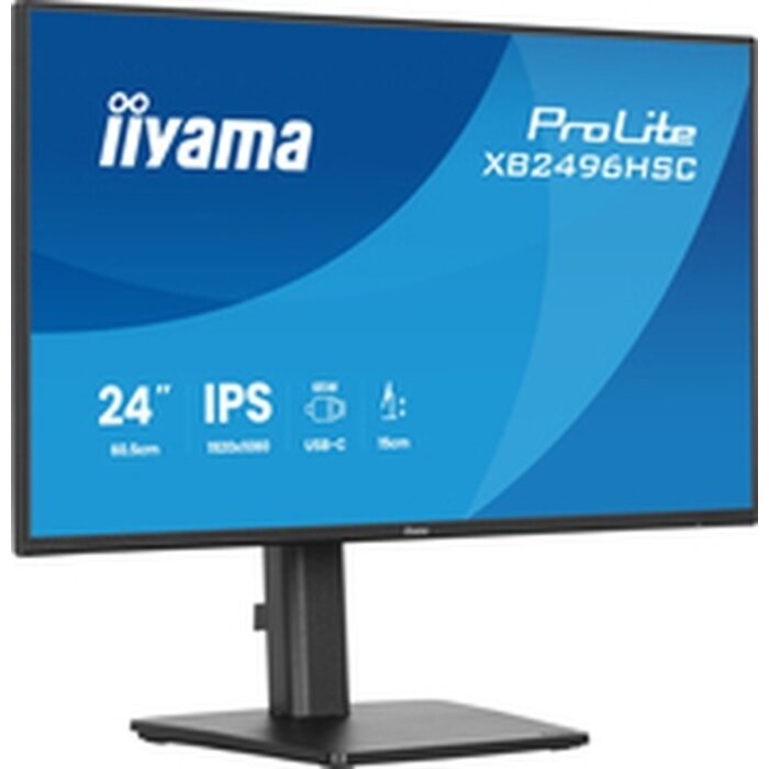 iiyama iiyama ProLite XB2496HSC-B1 24" Full HD IPS Monitor met USB-C Dock