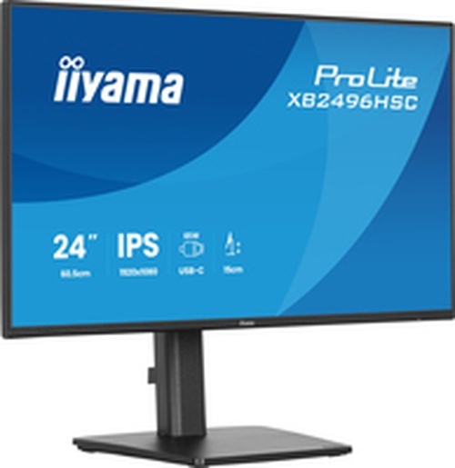 iiyama iiyama ProLite XB2496HSC-B1 24" Full HD IPS Monitor met USB-C Dock