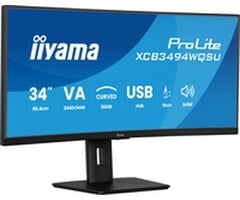iiyama iiyama ProLite XCB3494WQSU-B1 34 inch Curved UWQHD Monitor