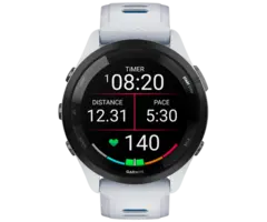 Garmin Garmin Forerunner 265 GPS Sporthorloge - Wit / Zwart (46 mm)