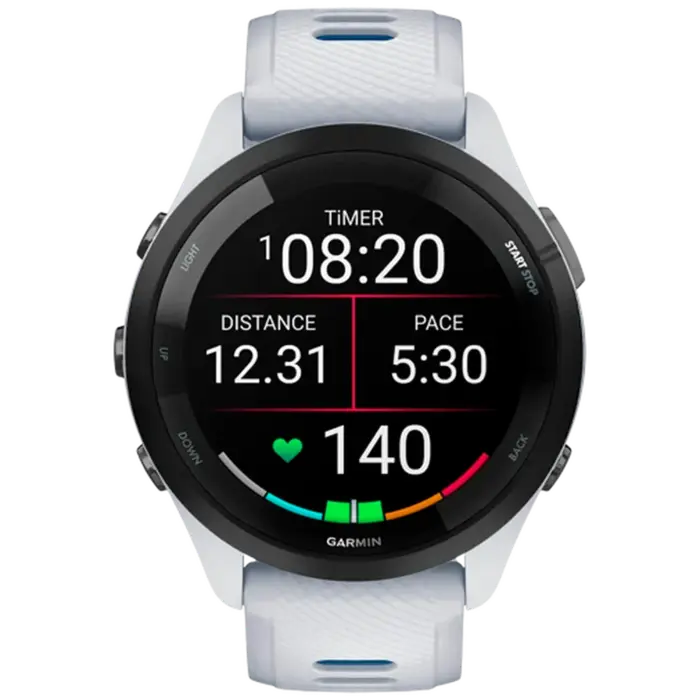 Garmin Garmin Forerunner 265 GPS Sporthorloge - Wit / Zwart (46 mm)