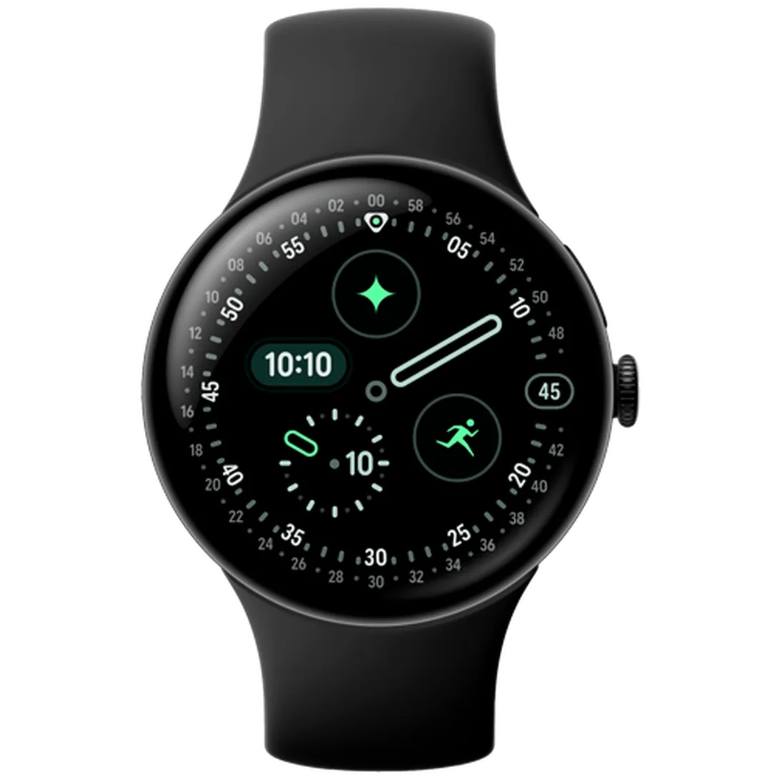 Google Google Pixel Watch 4 4G 45mm Smartwatch Zwart (Obsidian Band)