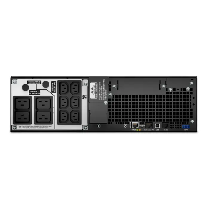 APC APC Smart-UPS SRT 5000VA RM 230V met Netwerkkaart 3U (SRT5KRMXLI)