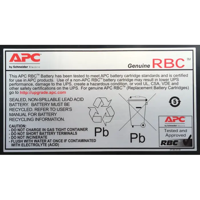 APC APC RBC140 Batterij Vervangings Cartridge 192V (Set van 2)